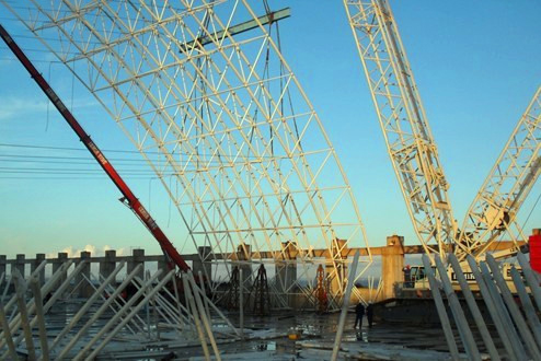 房山大门网架工程